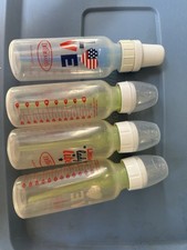 Dr. Brown  s Anti Colic 8oz BPA-Free Baby Bottle Set Lot of 4 Clear White