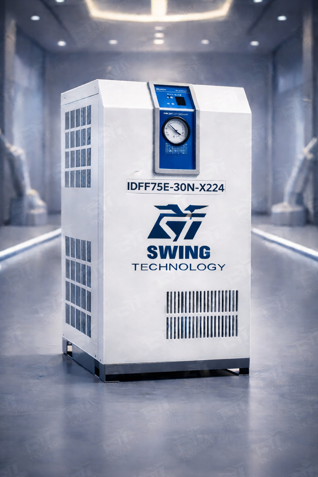 SMC IDFB75E-46N Refrigerated Air Dryer, 406 CFM, 150 PSI, 3-Phase 460V