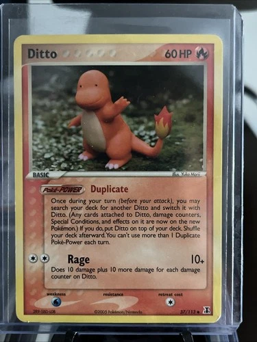 Pokémon TCG Ditto (Charmander) 37/113 Delta Species 2005