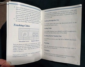 Rampage 1989 Sega Genesis CIB Complete With Manual Tested Working Condition