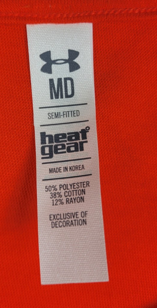 Under Armour NWT Oklahoma State Cowboys T Shirt Womens Med Orange Gray heatgear thumbnail 8