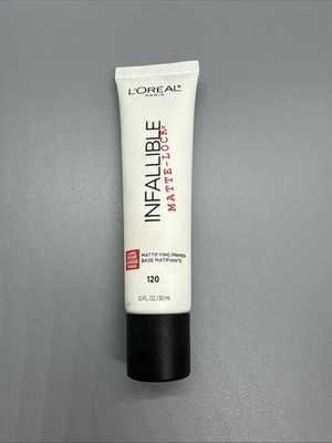 L'Oreal Paris Infallible Matte-Lock Mattifying Primer 120 1.0 fl oz 30 ml Sealed