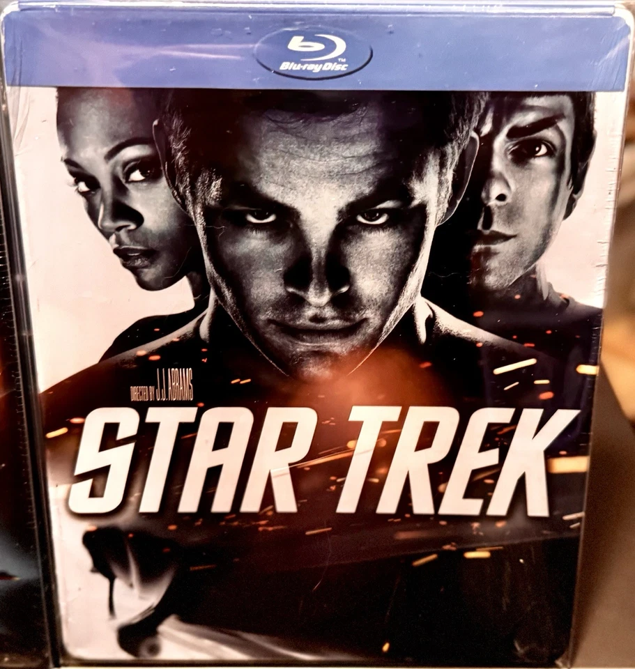 STAR TREK: THE MOTION PICTURE 4K & STAR TREK 2009 OOP Limited Ed. STEELBOOKS New Foto 3 de 4