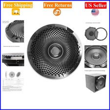 10-Inch Black Steel Mesh Subwoofer Grille for Car High Excursion Speakers