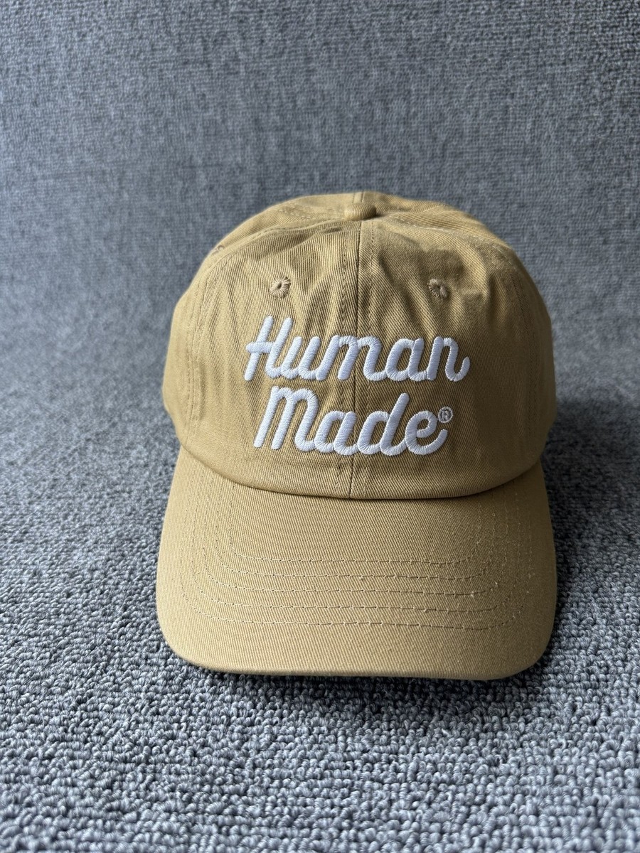 Human Made Streetwear Baseball Cap Strapback Khaki One Size Cotton