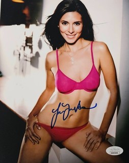 JAMIE LYNN SIGLER SIGNED 'THE SOPRANOS' MEADOW 8x10 PHOTO SEXY JSA COA