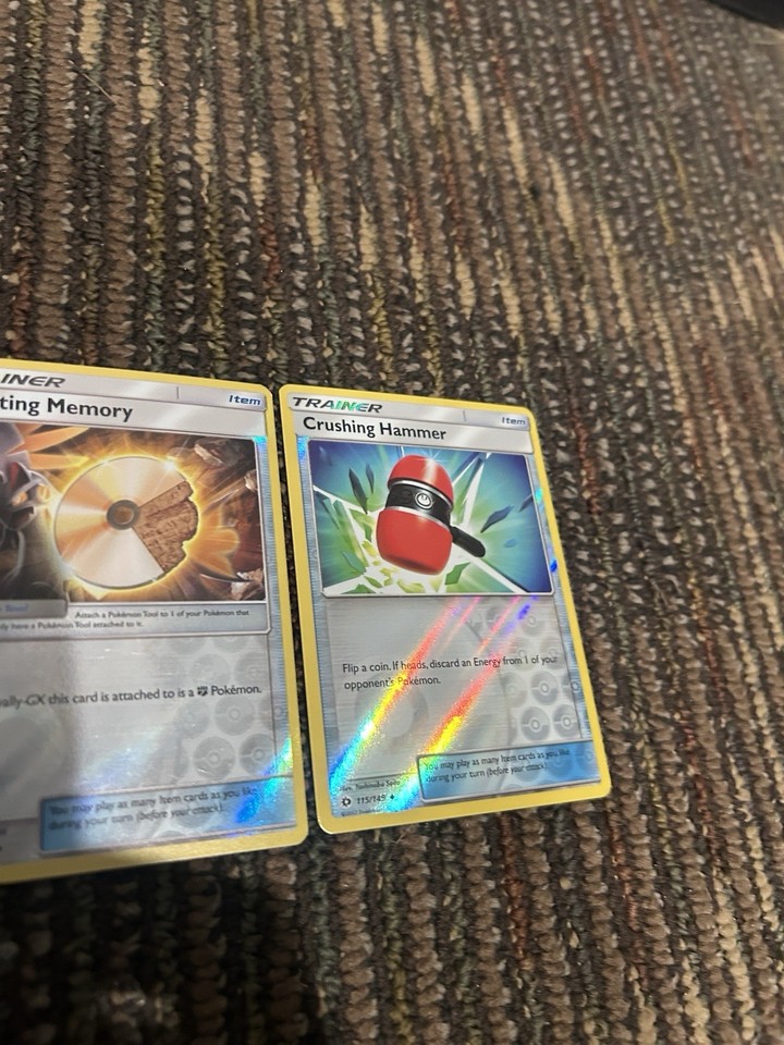 Fighting Memory 94/111 Sm-Crimson Invasion Reverse Holo & Crushing ...