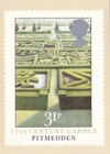 GB 1983 British Gardens Pitmedden PHQ card FDC Twickenham cancel written VGC