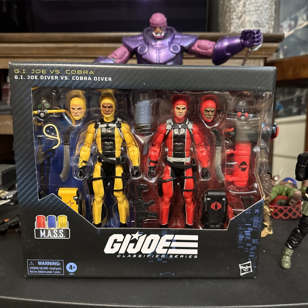 HASBRO GI JOE CLASSIFIED #169 GI JOE DIVER VS COBRA DIVER 2-PACK