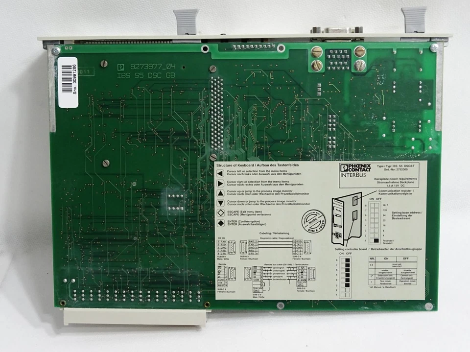 Phoenix Contact 2752000 IBS S5 DSC/I-T Anschaltbaugruppe - Bild 3 von 4