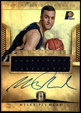 2012-13 Panini Gold Standard #287 Miles Plumlee Rookie Patch Auto E1
