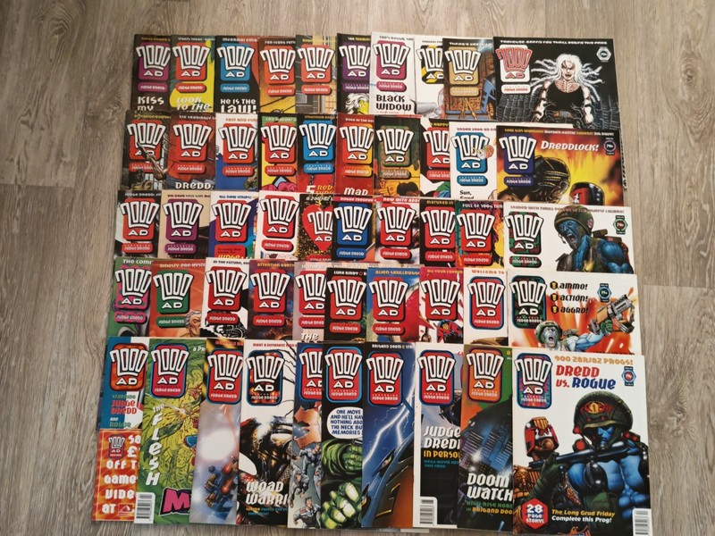 2000AD Comics Job Lot 851 - 900  COMPLETE Run 49 Issues Judge Dredd 1993 1994