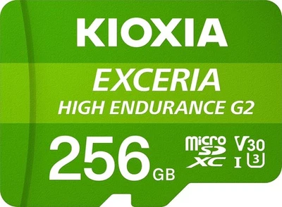 Carte Micro SD 256 Go JPN Kioxia Exceria UHS-I EXCERIA HIGH ENDURANCE G2 U3 V30 - Photo 1/4