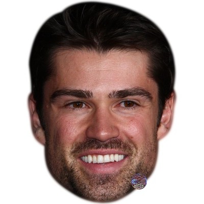 Corey Sevier Celebrity Mask, Flat Card Face, Fancy Dress Mask