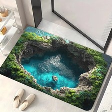 Easy Clean 3D optische Täuschungsmatte für ...