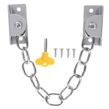 2 Sets Stainless Steel Door Chain Locks for Baby Proof Window Security