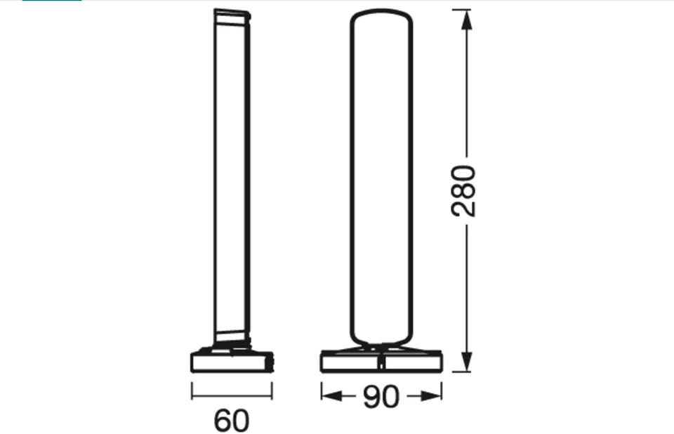 LEDVANCE SMART+ WIFI Lampada Da Terra a LED, Nera, 2X 2,5W, 2X 480Lm. NUOVE - Immagine 3 di 3