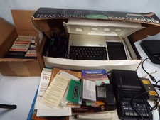 Vintage Texas Instruments TI-99/4A Home Computer Pkg/Lot Please read description