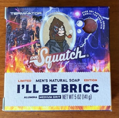 Dr Squatch Dr. Squatch -  The Terminator  I ll Be Bricc  - Limited Ed. ~SOLD OUT