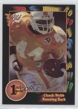1991 Wild Card Draft Chuck Webb #103 Rookie RC 0la0. rookie card picture