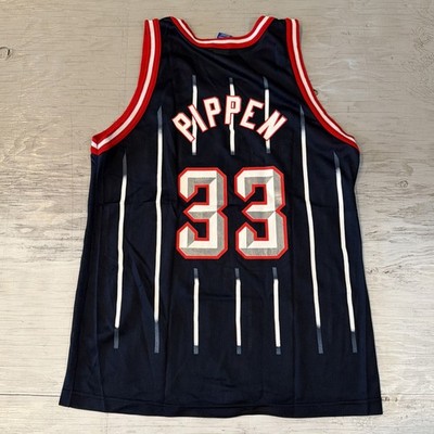 Vintage 90s Champion NBA Houston Rockets Scottie Pippen #33 Jersey