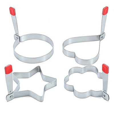 Eierring Set mit Stern Herz Pflaumenblüte runde Formen