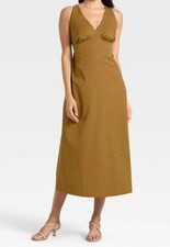 A New Day Women's Open Back Maxi Dress Size M