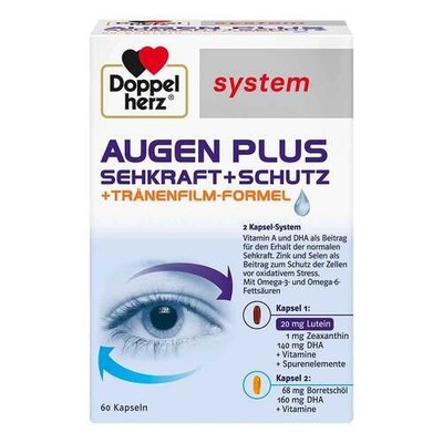 DOPPELHERZ Augen plus Sehkraft+Schutz system PZN 5517713 Verfall 10.27
