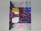2024 Panini Spectra Rookie Dual PATCH Auto RPA Dallas Turner JJ McCarthy 22/25