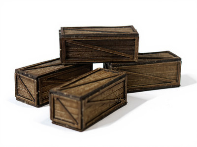RWD Multi Scale - Wooden Supply Crates  - 4 pack
