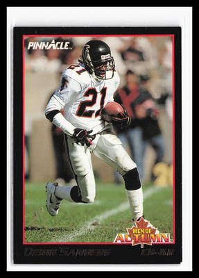 1993 Score Pinnacle Men of Autumn #29 Deion Sanders Atlanta Falcons SP