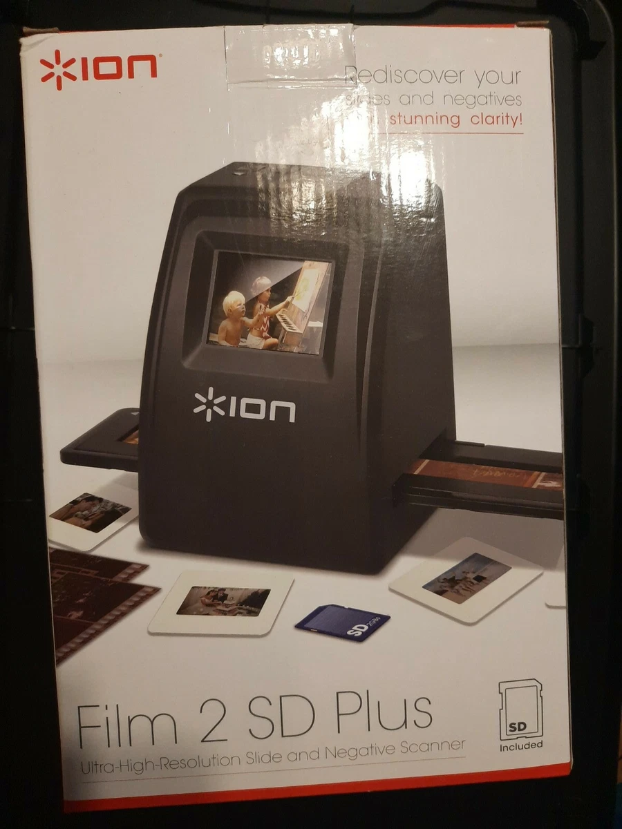 ION Film 2 SD Plus | Hi-Res 35mm Slide and Negative Scanner with 4 gb SD  card | eBay