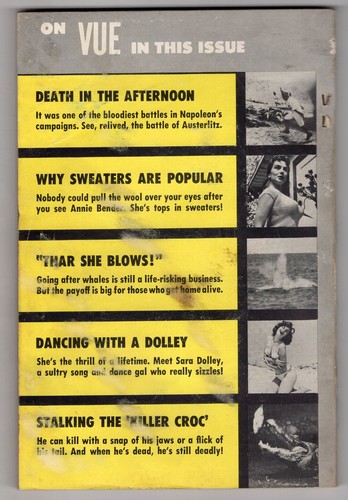 VUE July 1956 Movie Tarzans JIMMY DURANTE Irish McCalla Mens Digest Magazine - Imagen 2 de 2
