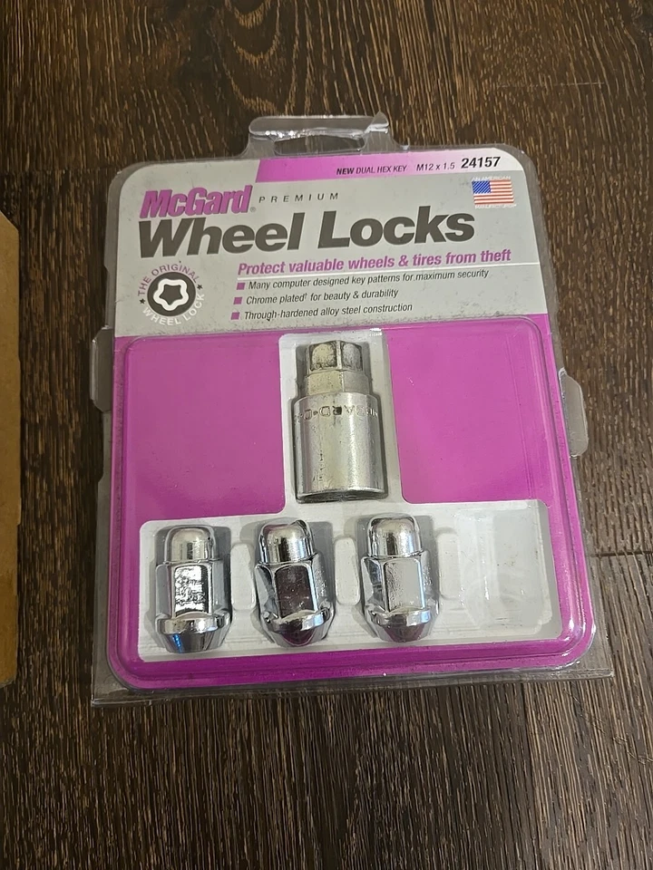 20x Factory OEM Lug Nuts For Ford Lincoln MKC 12x1.5 W/ Wheel Locks & Key - Изображение 3 из 3