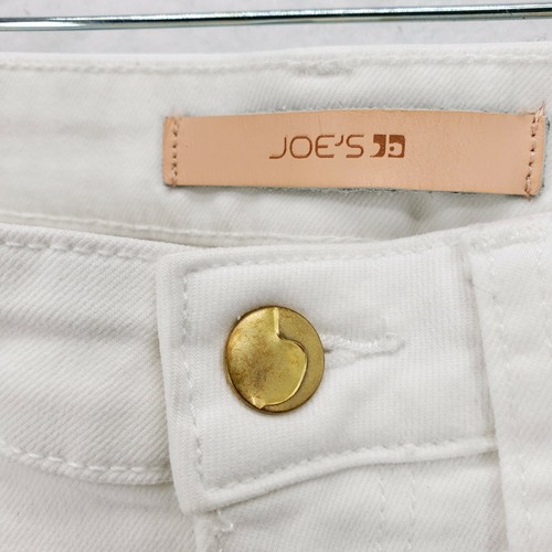 JOE'S JEANS The Charlie High Rise Skinny Ankle Jeans White Braid on Side Size 24 - Picture 6 of 12