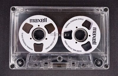Audiokassette MAXELL Weiss Reel to Reel Neu