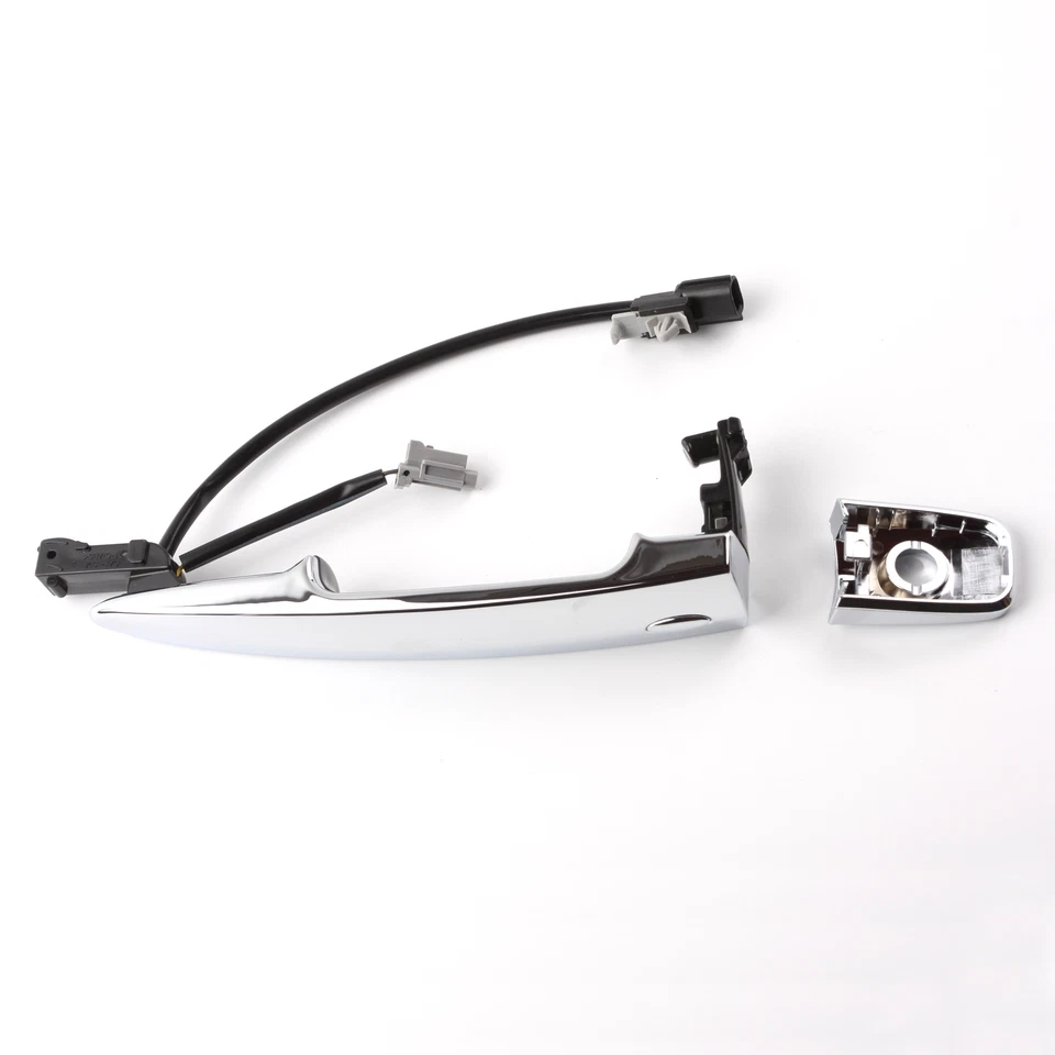 Outside Door Handle Keyhole Chrome For Nissan Leaf Maxima Murano Sentra Front L - Image 3 of 4