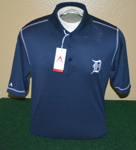 New Detroit Tigers Mens Size- Medium Antigua BASEBALL Icon Polo Golf Shirt - Picture 6 of 6