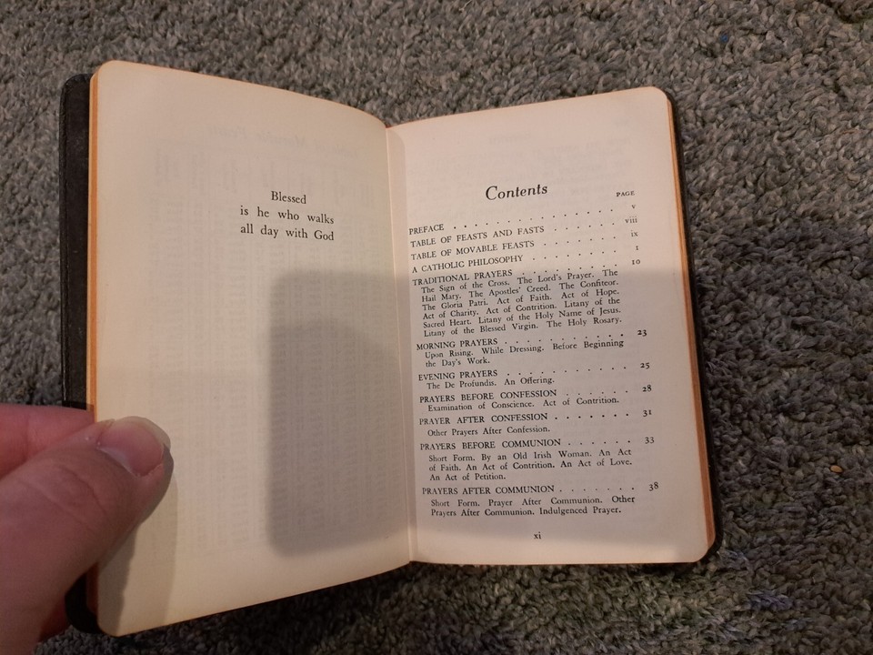 All Day with God Blanche Jennings Thompson Catholic Book 1953 Bruce