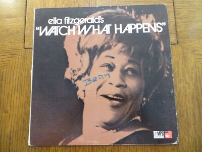 Ella Fitzgerald   Watch What Happens - 1972 - MPS Records BASF 20712 Vinyl LP G+