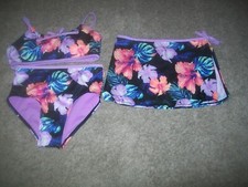 NWT GIRLS JUSTICE bathing suit  wrap sz med 10