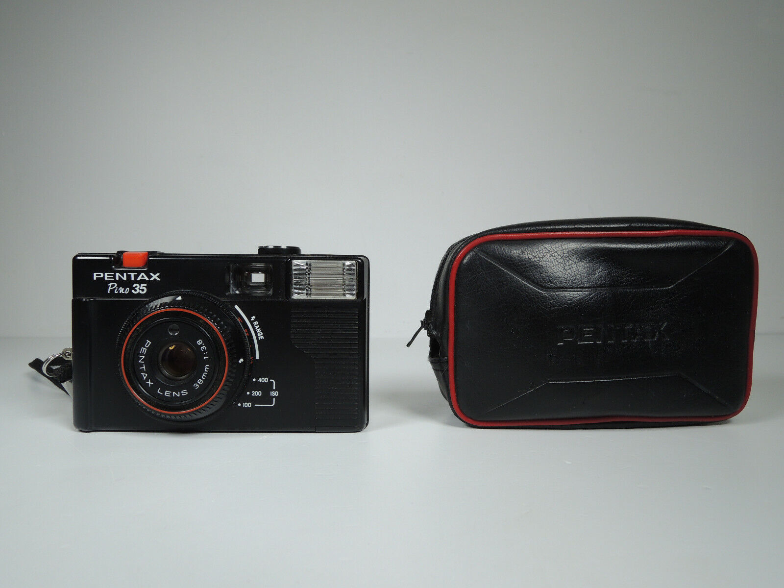 Pentax Pino 35 Camera with Case 好きに Tested 38mm 35mm 豊富な品 Film -