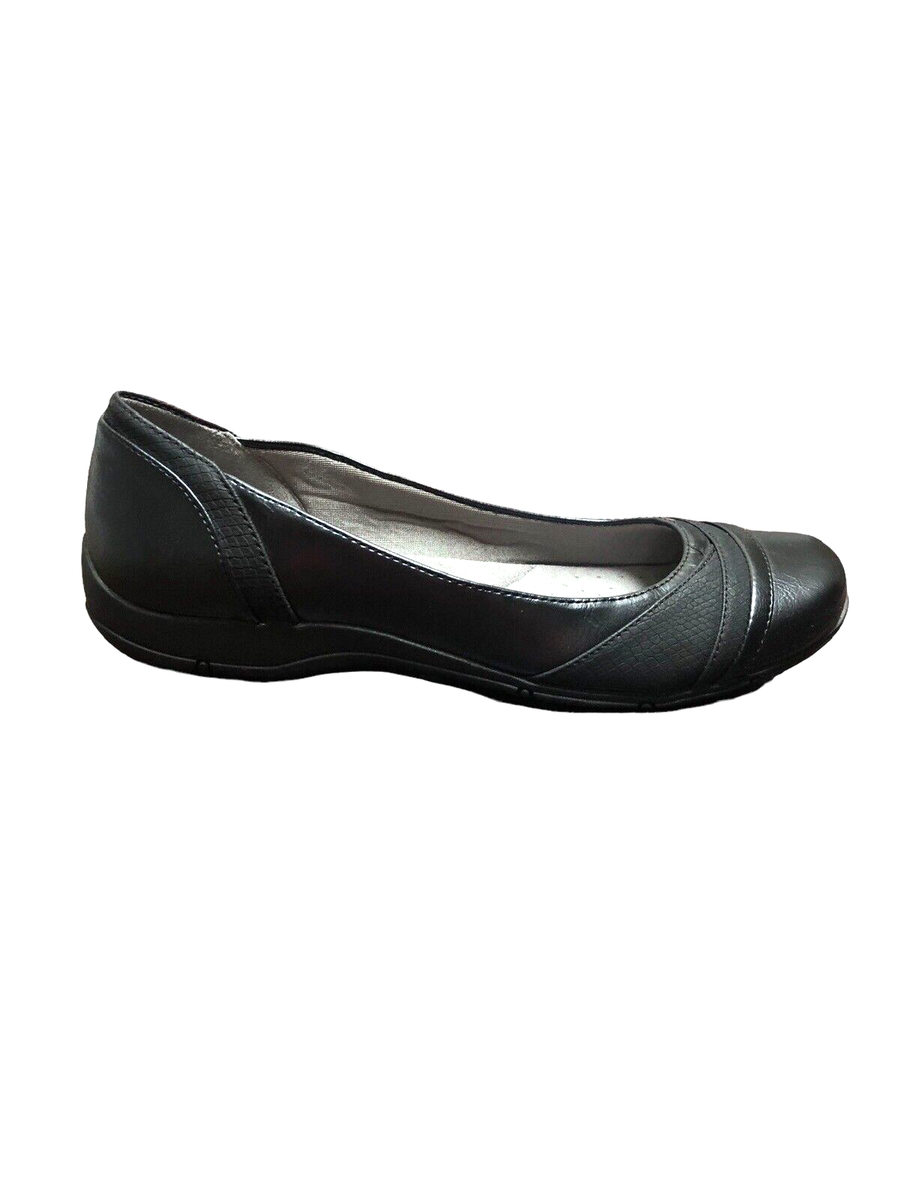 Lifestride Soft System Flats Slip On Comfort Black Size 11 ($)