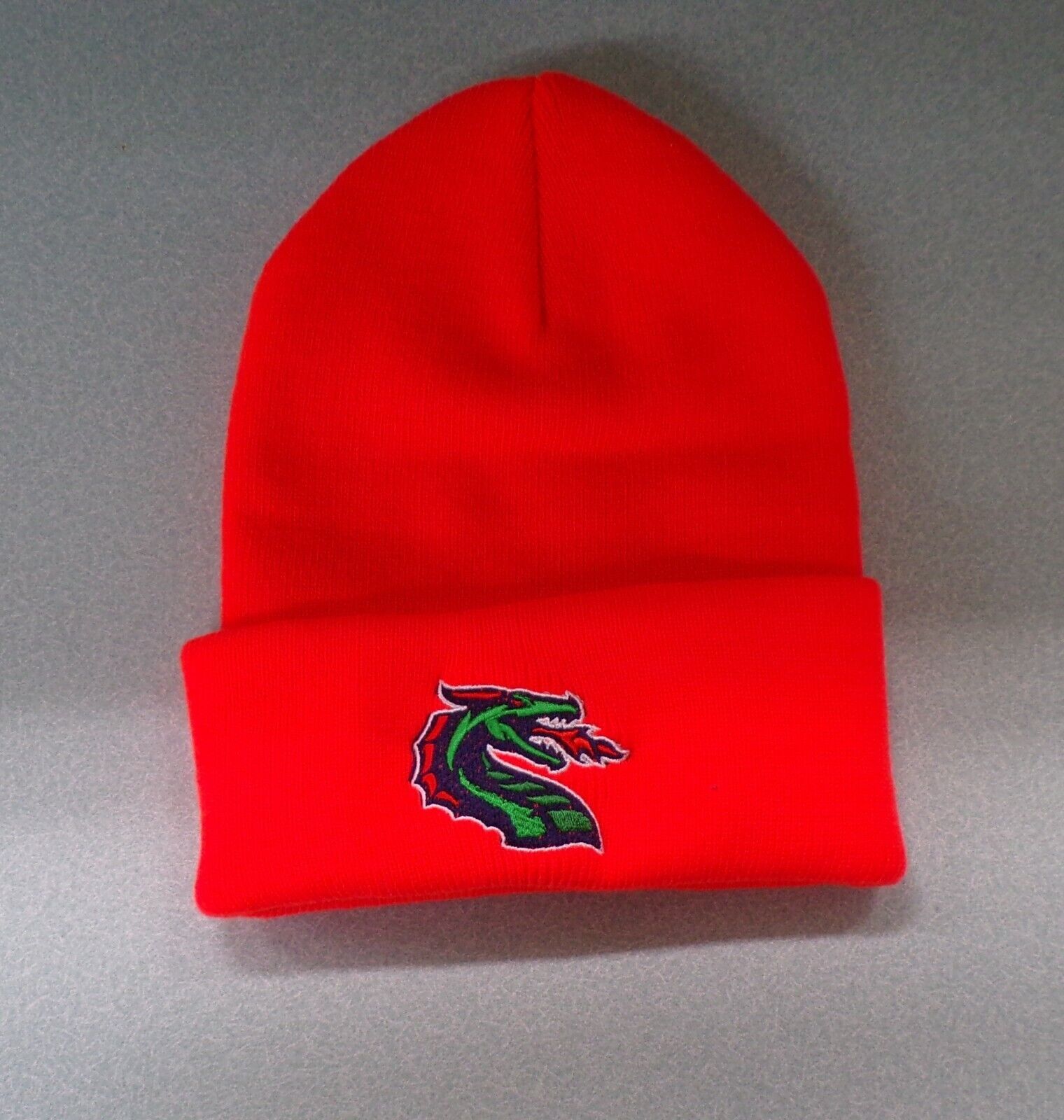 XFL Football Seattle Dragons Embroidered Cuffed Beanie Hat Cap Seahawks New