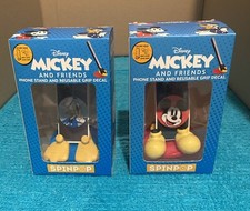 DISNEY MICKEY AND FRIENDS PHONE STAND AND REUSABLE GRIP DECAL New