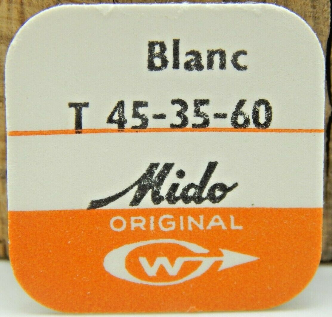 Vintage Scellé Neuf Stock Ancien Original Mido Couronne Acier 45-35-60 4.5mm