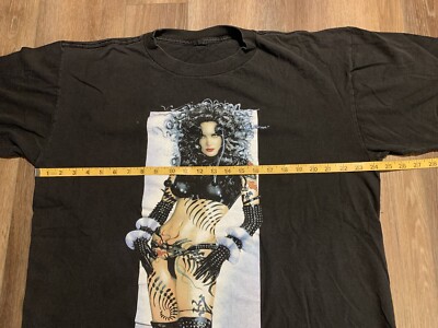 VINTAGE Olivia De Berardinis Shirt XL Fashion Victim Rare Pinup