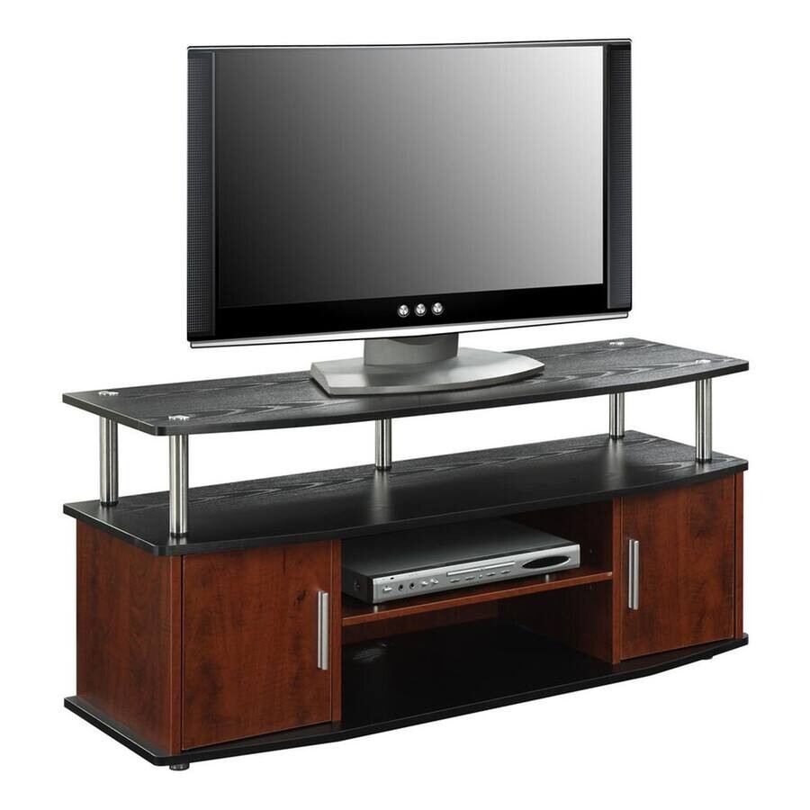 For Small Spaces With Cabinet Doors Flat Screens Wood Storag
