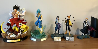 Luffy Snake man, Dragon Ball Vegetto, Naruto & Sasuke, Bleach Ichigo.