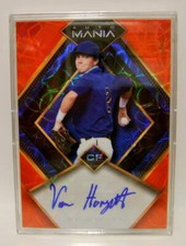 VANCE HONEYCUTT #6 /6 AUTO BASEBALL WILD CARD AUTO MANIA 2023